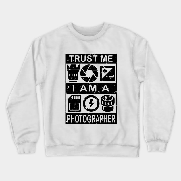 Trust me i am a photographer Crewneck Sweatshirt by Julorzo